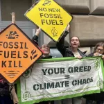 NYC End Fossil Fuels Protest