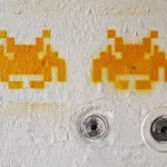 DE Hamburg bitmap Space Invaders