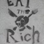 SF Lower Haight Eat the Rich skull