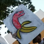 CA Sacramento USDA Protest Mutant banana