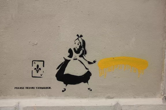 FR Paris Alice Define Vandalism