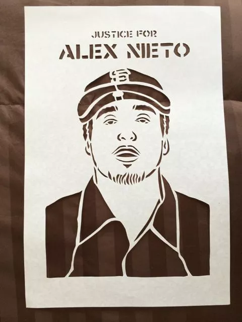 RSL Justice Alex Nieto cutout