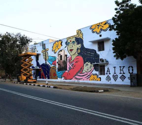 Aiko brooklyn street art A Nauriyal india