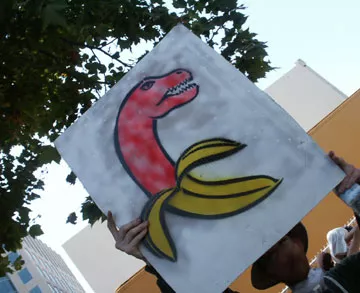 CA Sacramento USDA Protest Mutant banana