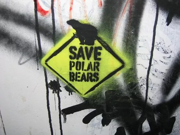 NYC SoHo Save Polar Bears