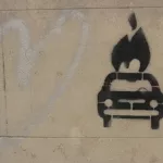 AR Buenos Aires Burning Car
