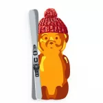 fnnch Skier Bear