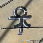 LA New Orleans French Quarter stylized ankh