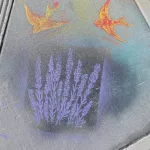 SF Tenderloin birds and lavender ph Lynn Ray