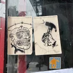SF Upper Haight Hammer and Stars stickers