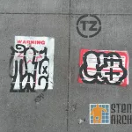 SF Upper Haight TZ TIE one graffiti large