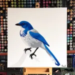 Fnnch These Birds Are Not Real Scrub Jay 01