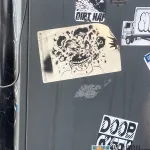 SF Van Ness exploding head sticker