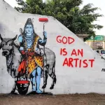 Tyler Street Art IN Khar God is an artist