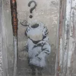 Banksy AU Melbourne confused diver