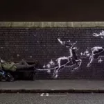 Banksy Birmingham UK reindeer