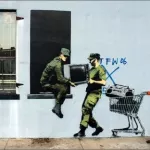 Banksy New Orleans Nat. Guard looting