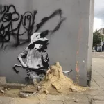 Banksy Pulling up stones Lowestoft