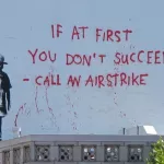 Banksy SF North Beach Call an Airstrike