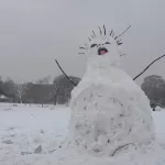 Banksy snowman