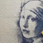 Banksy Bristol Girl Without Earring