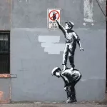 Banksy NYC 2013 the street is in play