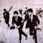 Banksy London running