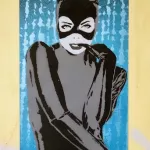 Liz Art Berlin Catwoman pose