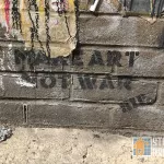 Rip Make Art not War UK London Brick Ln