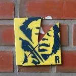 Rumo Jimi Hendrix on tile