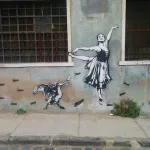 Blek Chile dancer with bird