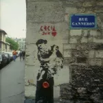 Blek Le Rat Paris FR 1987