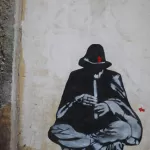 Jef Aerosol busker12 rue René Leynaud Lyon