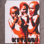 ketauu 3 children on tile