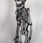 robi the dog skeleton