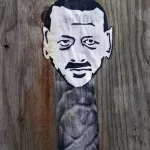 stenc erdogen sticker