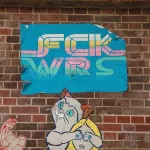 DE Berlin FCK WARS wheatpaste ph J Rojo for BSA