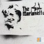 DE Berlin Merkel the Marionette