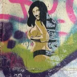 DE Berlin topless wheatpaste