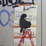DE looking over shoulder sticker