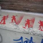 DE Berlin throwing grenade