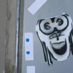 DE Berlin strange face