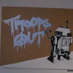 DE Berlin Star Wars R2D2 Troops Out