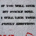 DE Berlin suck my sticky soul