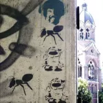 DE Munich Stimpy ants and Bob Ross