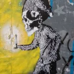 DE Hamburg skeleton w. candle ph TXMX