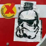 DE Hamburg Star Wars stormtrooper sticker