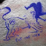DE Hamburg circle A eat the rich