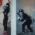 ES Barcelona Fau Art cop and robber ph lluis olive bulbena for BSA