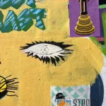 UK London Brick Lane bulb eye
